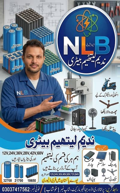 we make lithium battery on your desired DC load