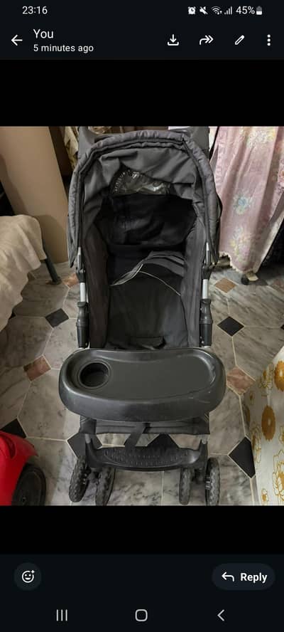 Zubaida's Baby Pram and Cot in Good condition