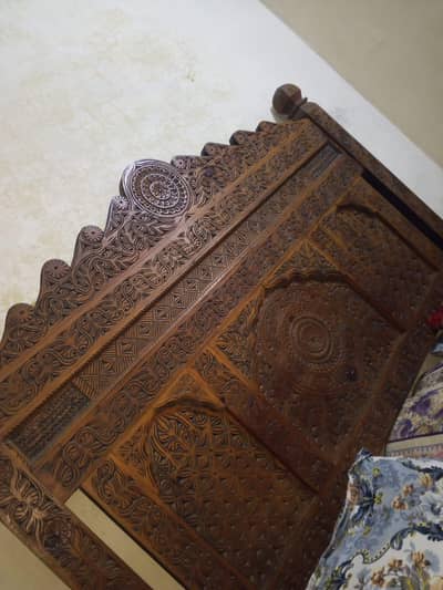 wood bed