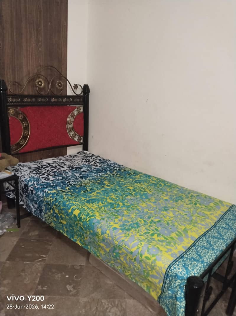 Single Bed , Sofa five Seater 1