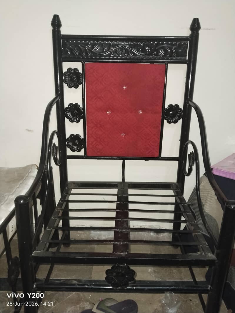 Single Bed , Sofa five Seater 3