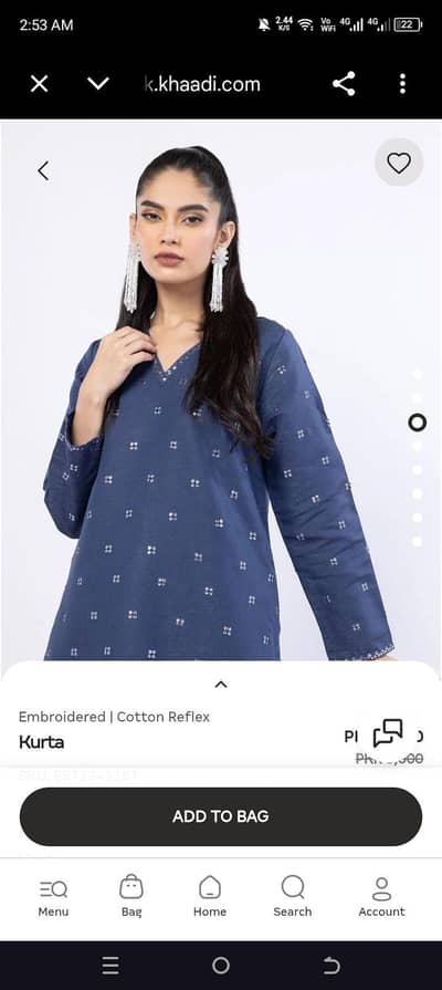 dress from khaadi, used once, size is 12, 3 pieces