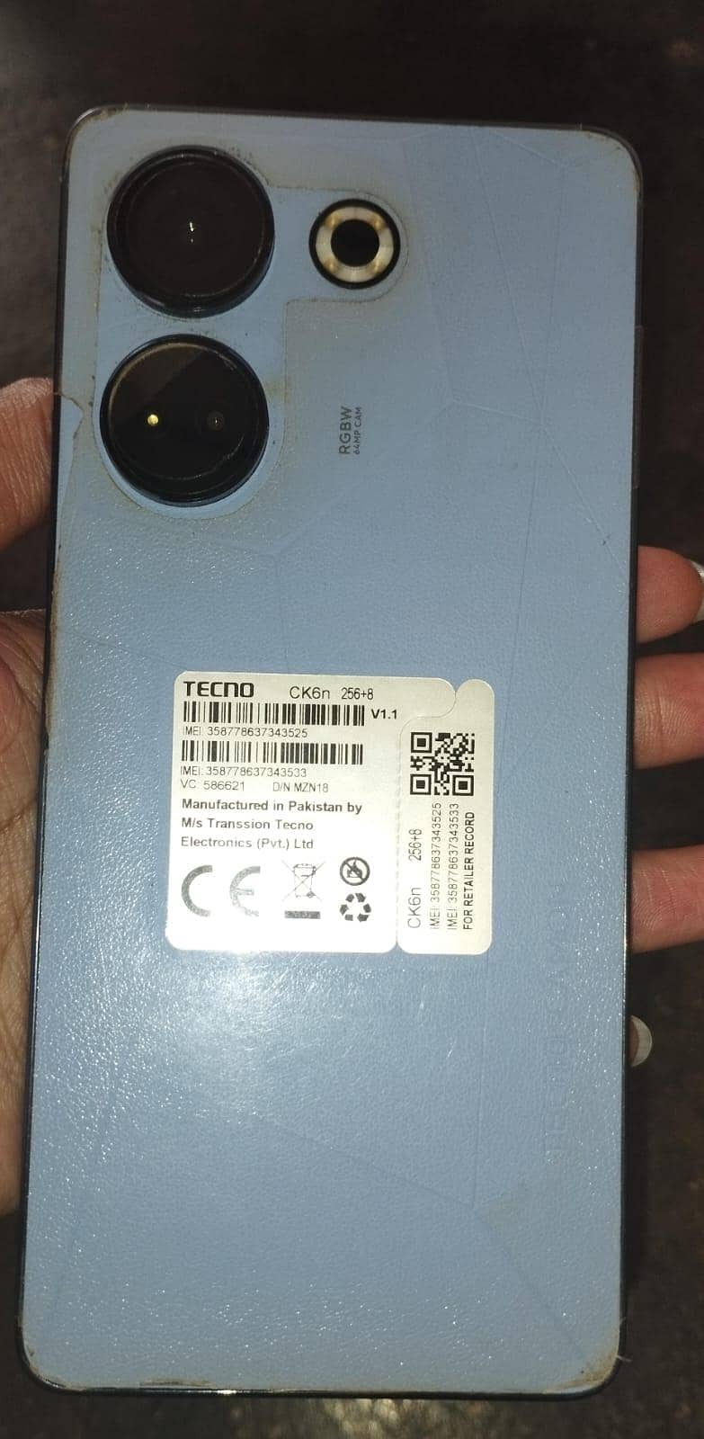 Tecno CAMON 20 7
