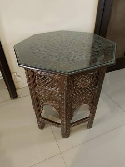 Table and Glass top