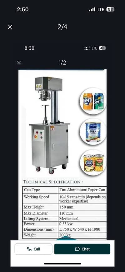 Can seamer machine