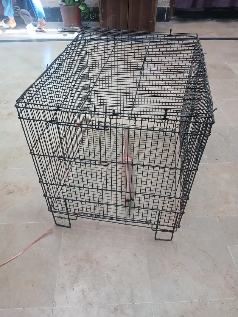 Folding Cage 2 x 1.5 feet with box  is for urgent sale — photo 3