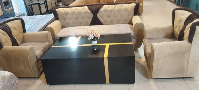 5 Seater Sofa Set with brown table /Modern Sofa Set/New Sofa Set