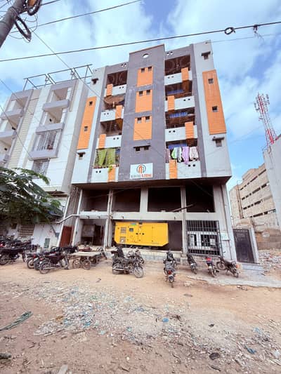Mushtaq blessing 1 bed lounge 4th floor with roof sector 5/D surjani townKarachi