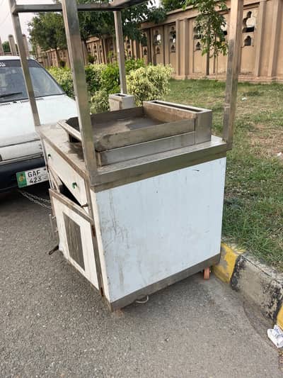 Fryer plus Hot plate Counter for sale