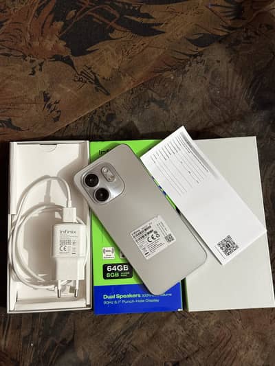 infinix smart 9 hd 4+4/64gb complete box 10.9. 5