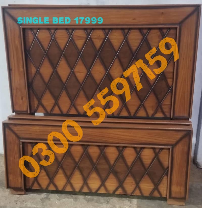 double bed, single bed, bed for hostel, dressing side table, bed set 15