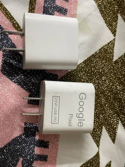 Iphone and google pixel charger with cables