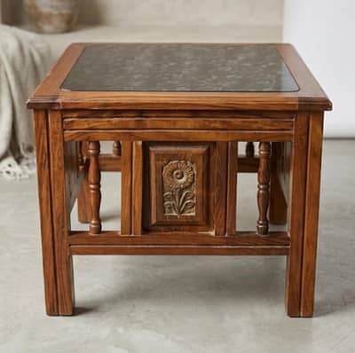 Wooden tables