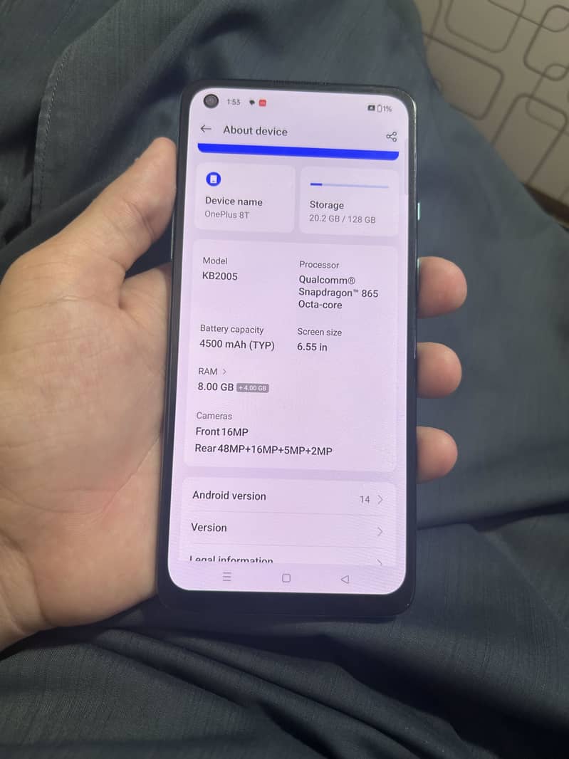 One Plus 8T 3