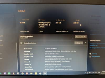 Dell Latitude E7270 | Core i5 6th Gen | 16GB DDR4 RAM | 256GB NVMe SSD