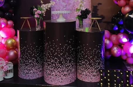 Cylinder Table for Events