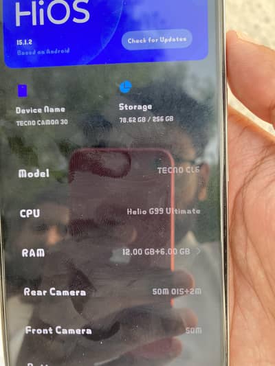 Tecno Camon 30 12gb Ram 256gb Storage