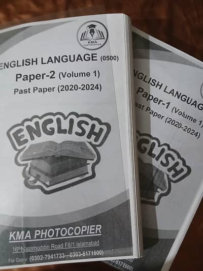 English IGCSE past papers [ P1 and P2 ]
