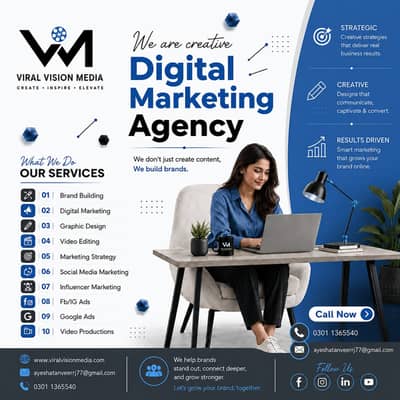Digital Marketing Agency | Facebook Ads | Graphic Design | Video Editi