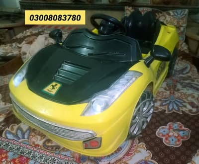 Kids Ferrari rechargeable Car with swing function ( working OK )
