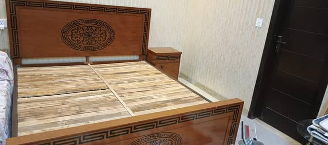 Bed , site tables , dressing table