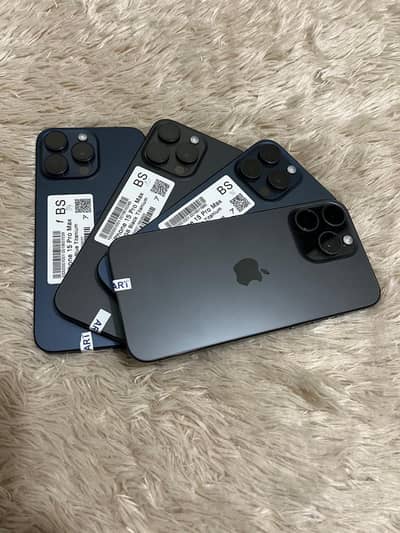 iPhone 15 Pro Max 512/256GB, 15 Pro & iPhone 13 PTA Approved | 10/10