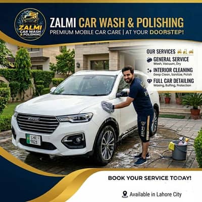 Home Car Wash & Detailing in Lahore | Zalmi Car Wash