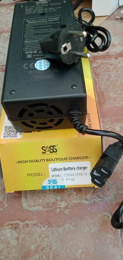 SASS E-Bike Lithium Battery Charger 72V 5A/84 High Quality  Fast Ch