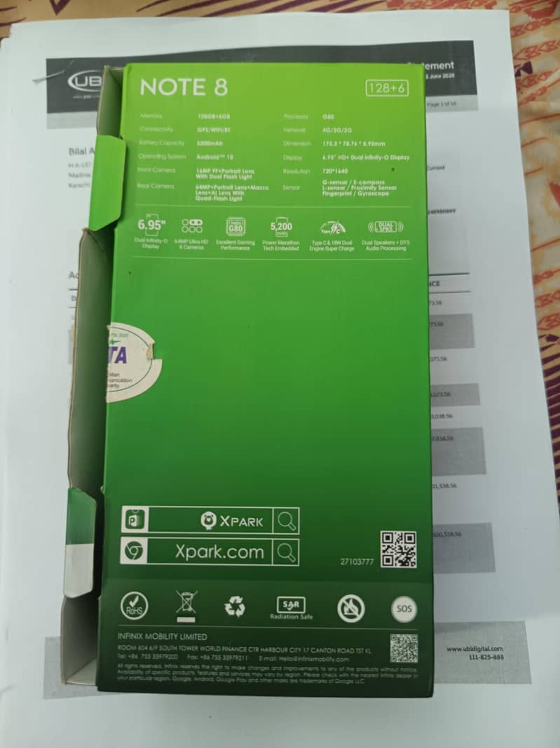Infinix Note 8 4