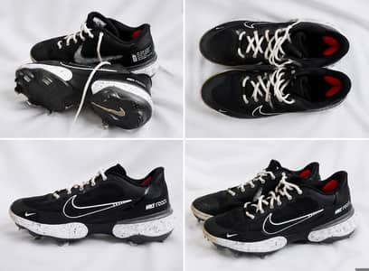 Nike Alpha Huarache Elite 3 Low in black and white