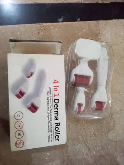 4-in-1 Derma Roller Kit for Skin Care, Anti-Ageing & Hair Growth