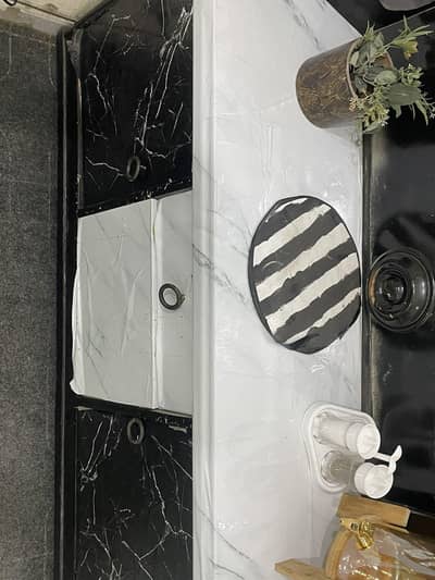 Home Painted Dressing Table , Broken Sides But Still Useable, 6/10