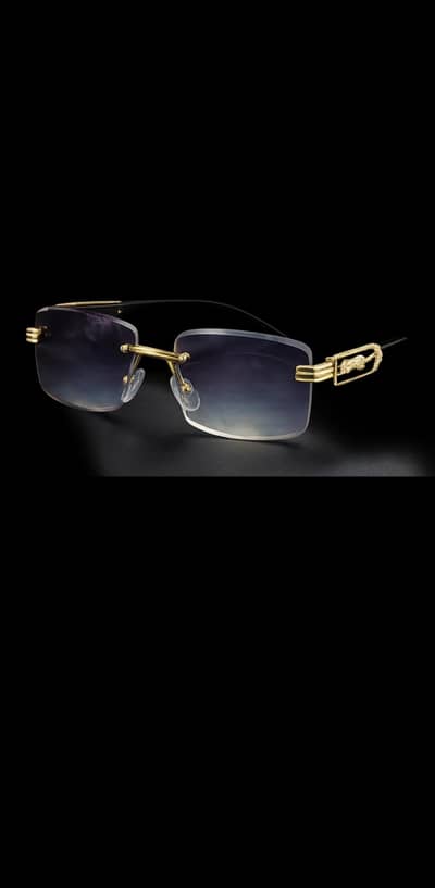 Premium Rimless Sunglasses | Luxury Designer UV400 |