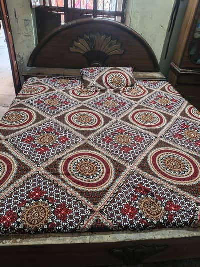 Double Bed with Mattress +dressing table+sofa set