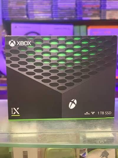 Xbox series x 1Tb new condition