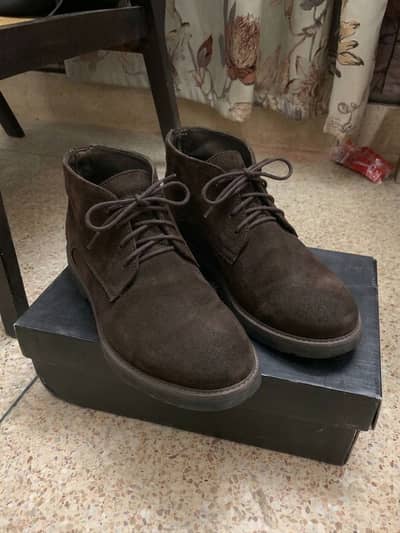 Men's Suede Leather Ankle Boots / Casual Desert Boots size 41