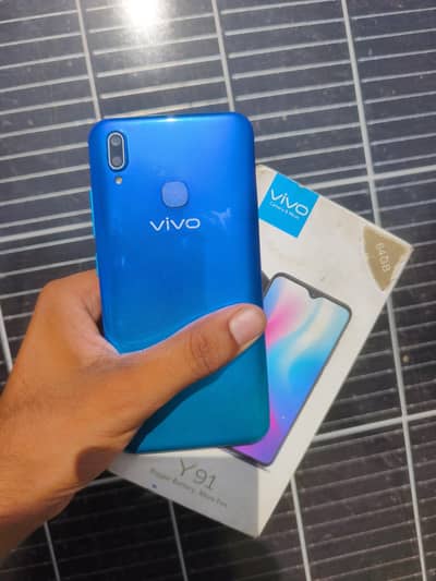 Vivo Y91 with Box, all ok mobile