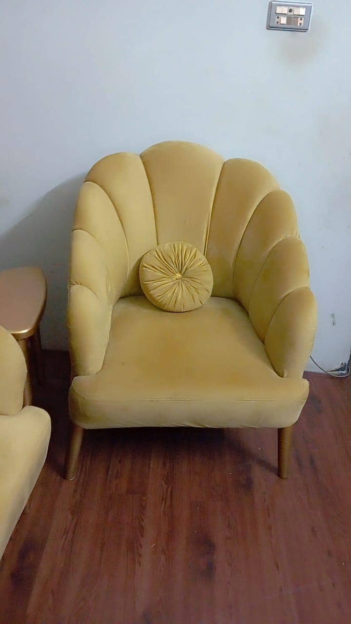 Sofa Chair set with table 1