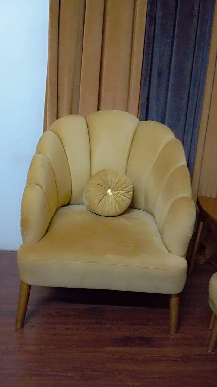 Sofa Chair set with table 2