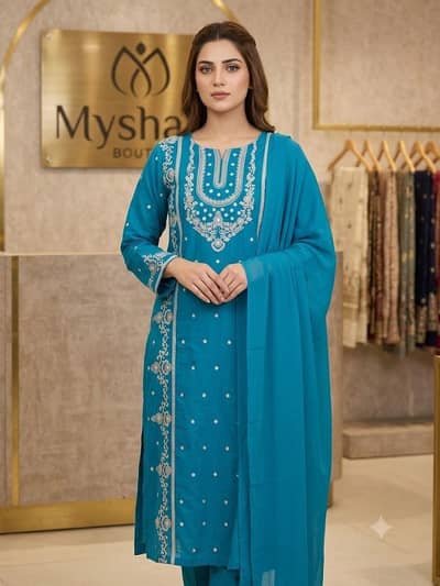 Mysha Embroided Suit