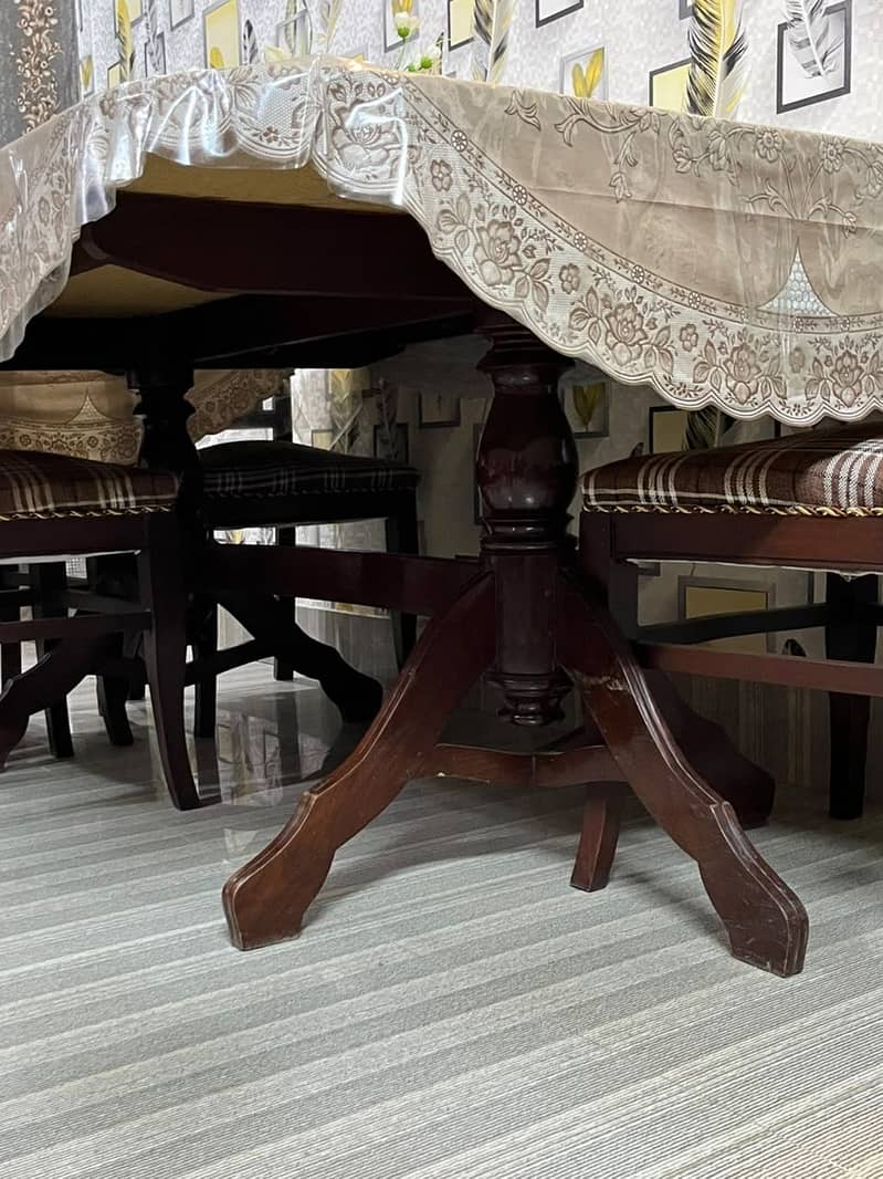 6 chairs dining table 1
