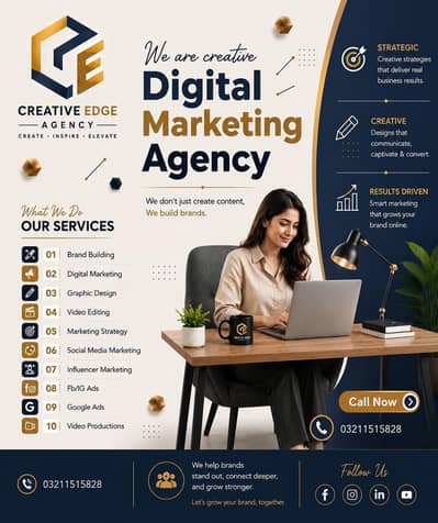 Creative Edge Agency: Professional Graphic Design & Digital Marketing