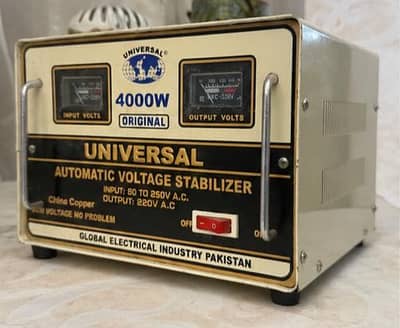 Universal 4000W Automatic Voltage Stabilizer | 100% Working Condition