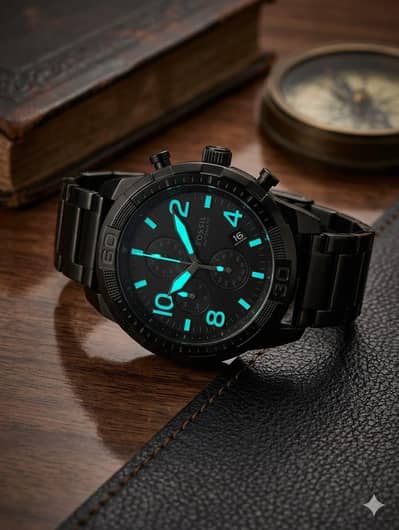 Fossil orignal night vision Chronograph watch
