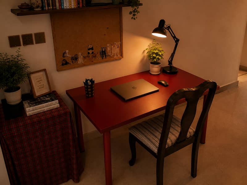 Imported Study Table | Modern Computer Desk | Office & Study Workstat 3