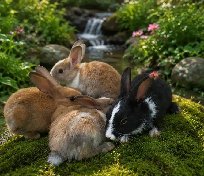 Cute Rabbit Bunnies Khargosh Pet Animal Toy — photo 2