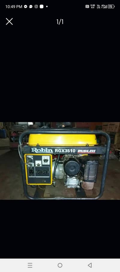 Honda Robin generator for sell self start 3.5 kv all ok