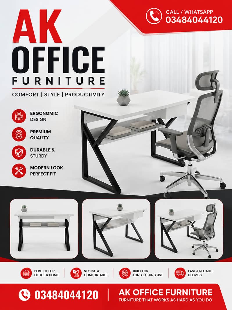 Study Table, Computer Table, Laptop Table, Office Table. 1