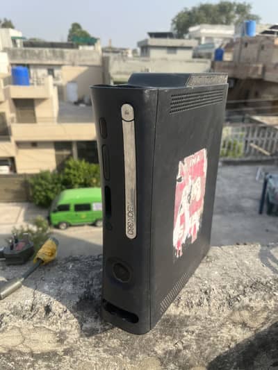 xbox 360 with 6 controllers