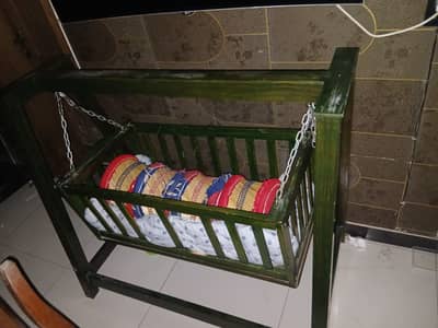 Indoor child swing made of pure Diyar wood